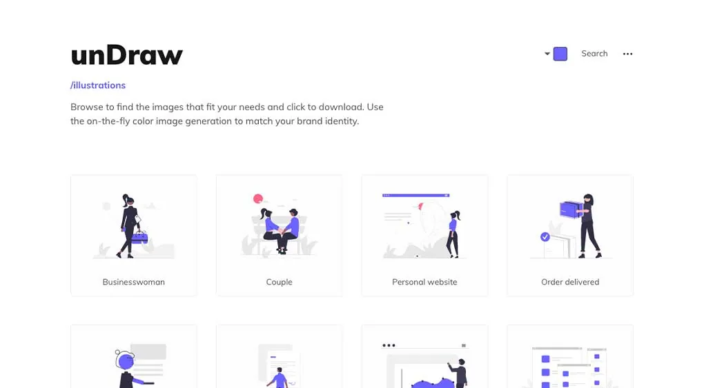 43+ places to get awesome free vector images: unDraw