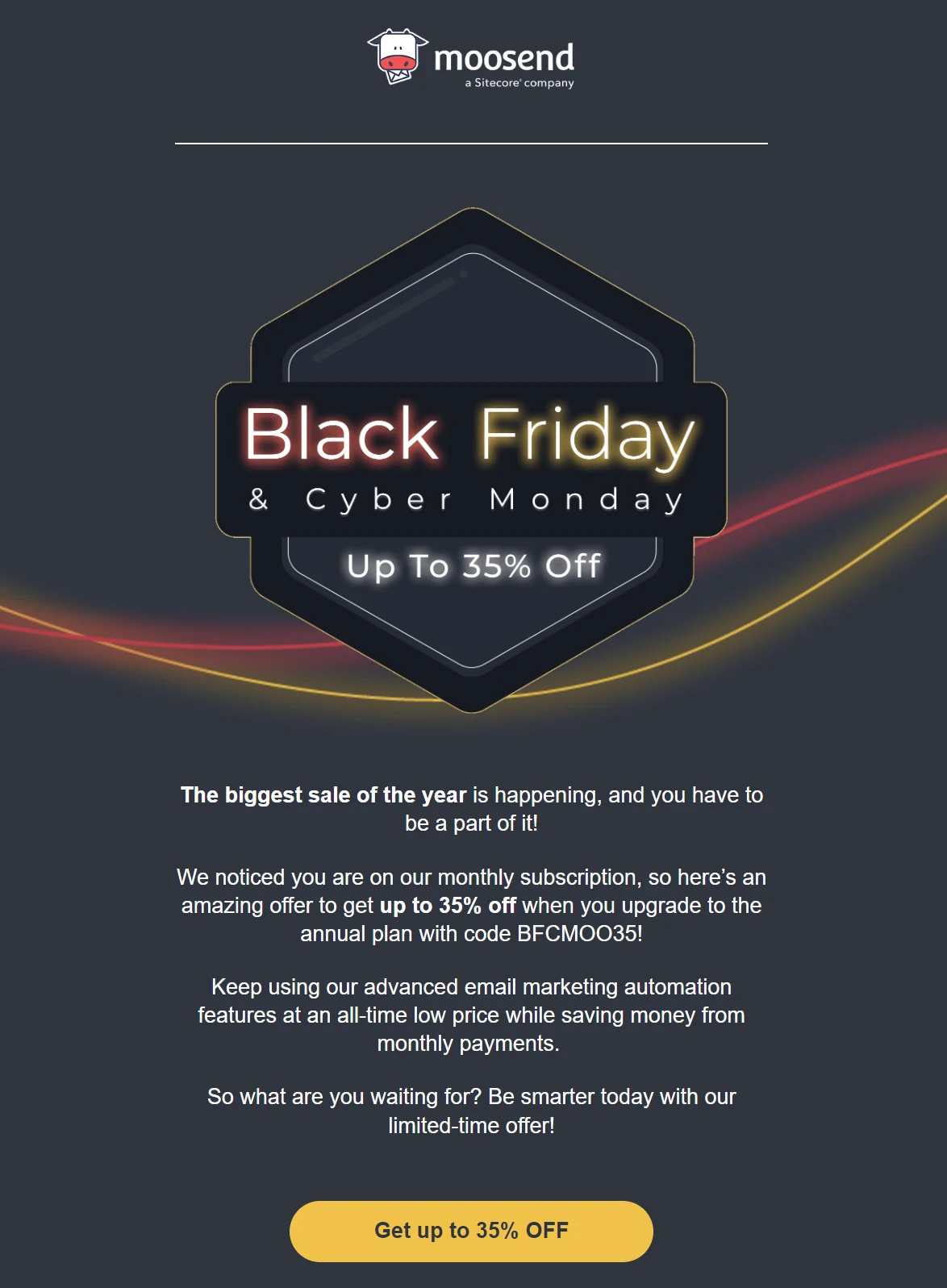 Black Friday Offer email