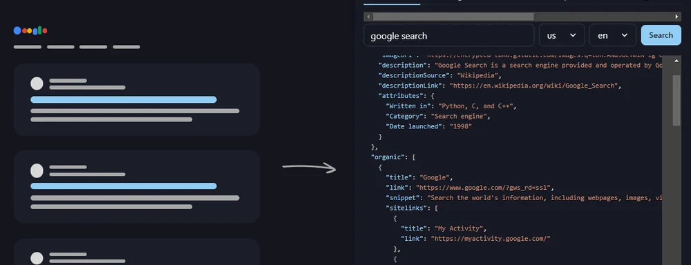 Serper.dev screenshot