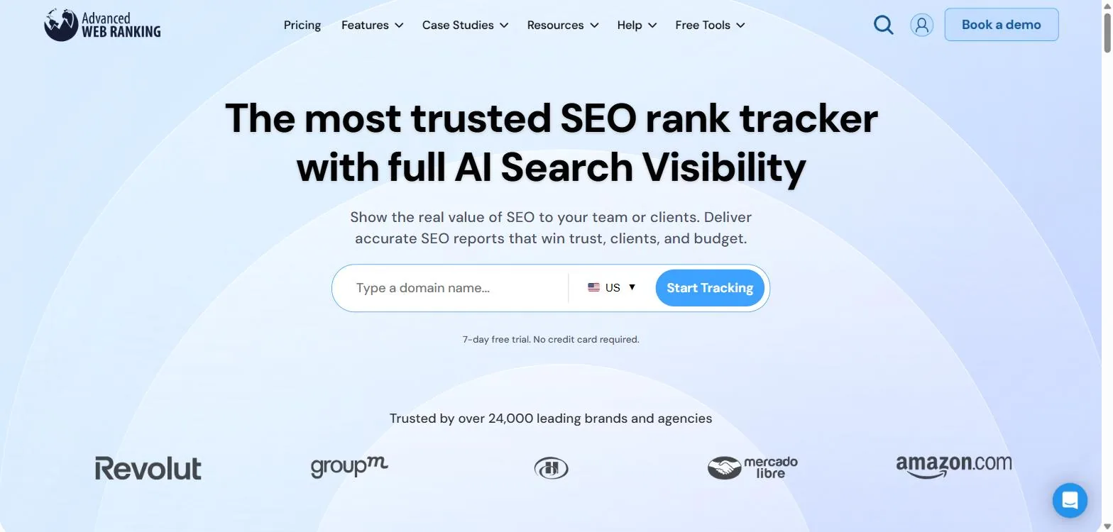 Advanced Web Ranking (AWR) screenshot