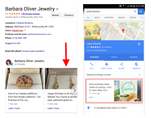 5 Ways to Maximize Google Posts for Business Growth image Example of Google Business Profile