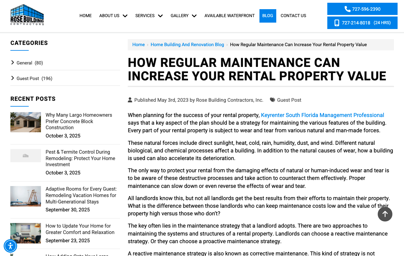 Rose Building Contractors