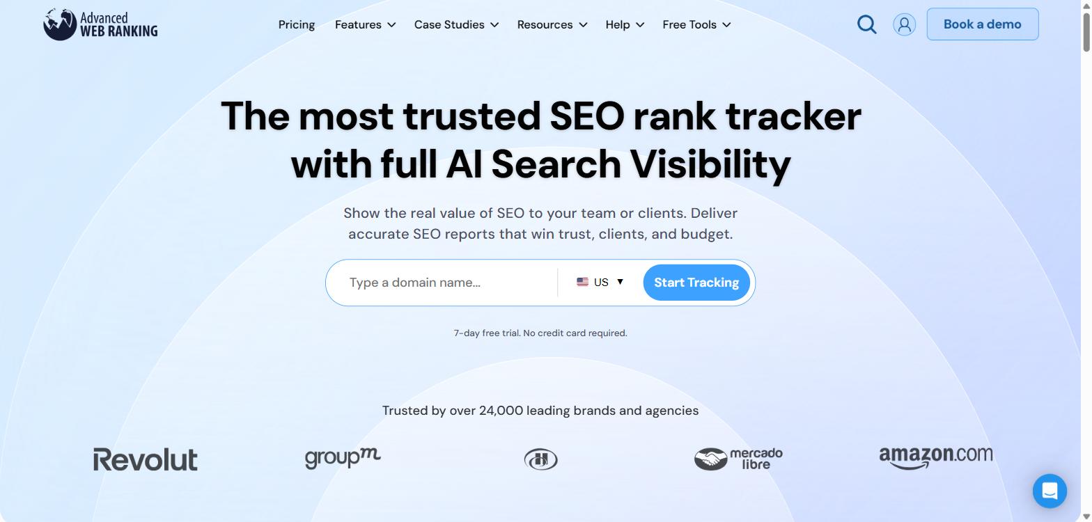 Advanced Web Ranking (AWR) screenshot