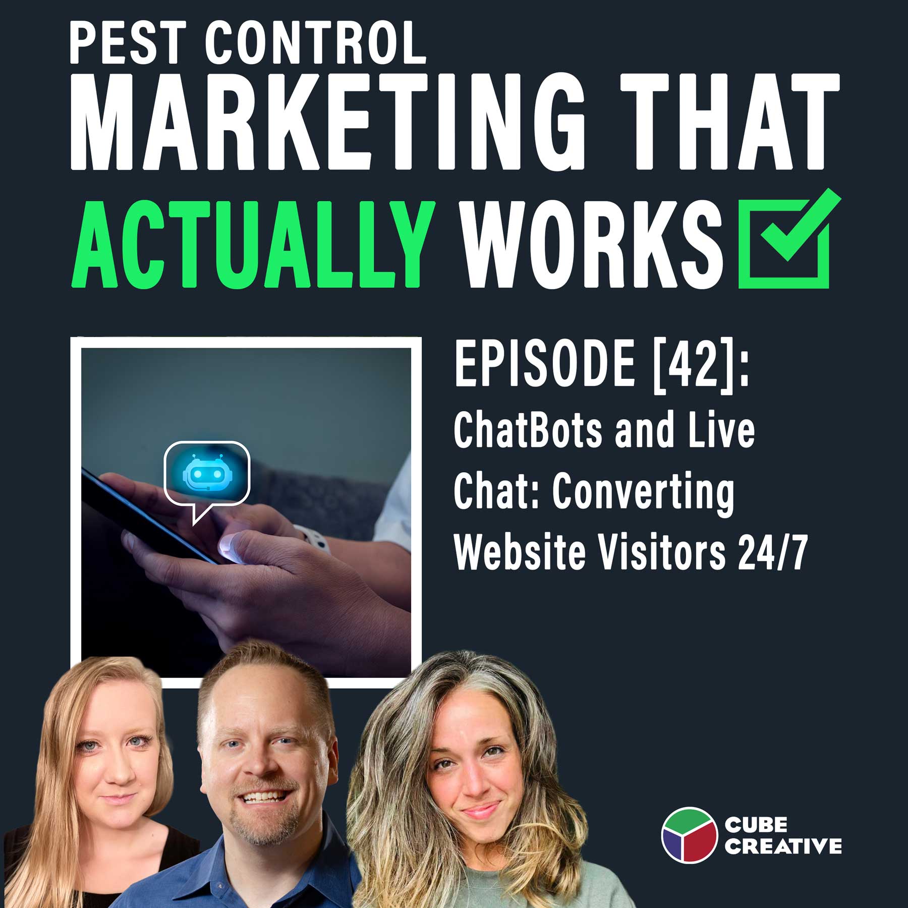 EPISODE 42: ChatBots and Live Chat: Converting Website Visitors 24/7